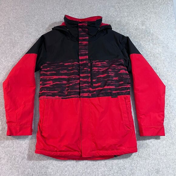 Burton Other - Burton Dry Ride Ski Snowboard Jacket Youth XL 18 Tiger Stripe Red Black